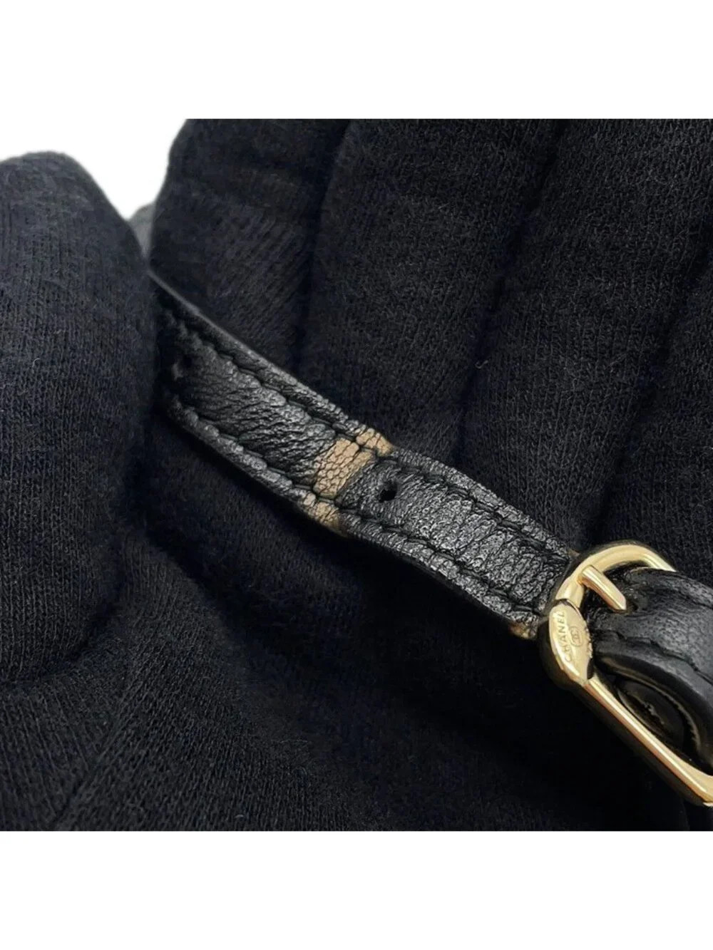Chanel Chain Phone Case Quilted CC Logo Lambskin Bag Black